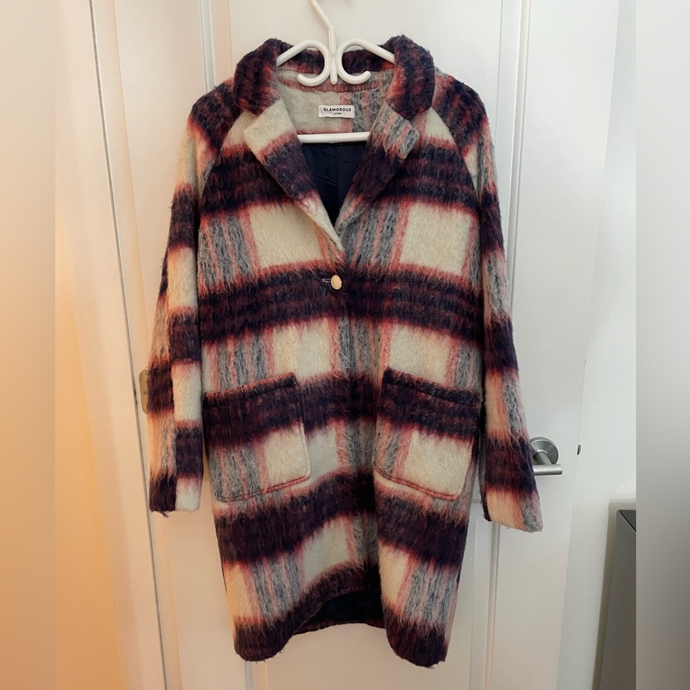 Size Large Glamorous brushed midi coat